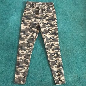 High rise skinny jeans